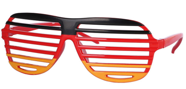 Deutschland Fan Brille mit Gitter