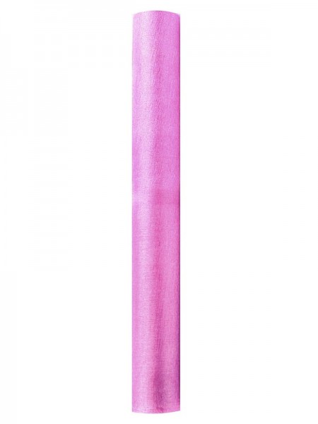 Tela de organza rosa caramelo 36cm x 9m 2