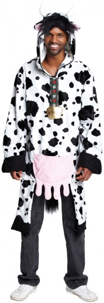 Costume de vache Moo avec pis pour homme