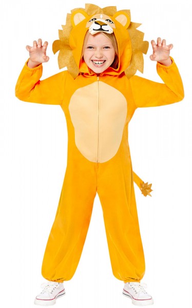 Lion jumpsuit child costume