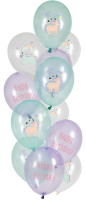 Widok: 12 balonów Glady Unicorn 33cm