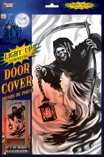Grim Reaper Halloween dörrdekoration 76x152cm