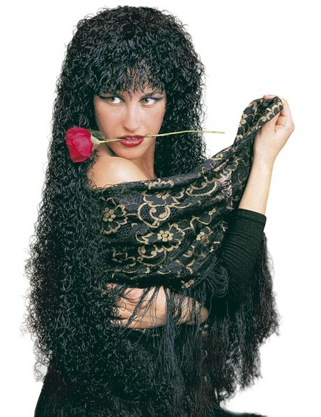 Benita Latina peruk med långt hår