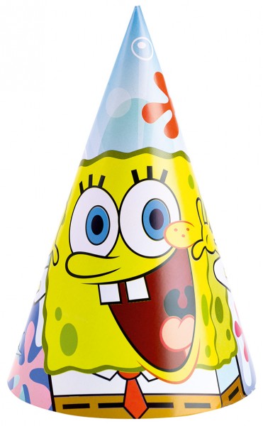 SpongeBob Fun Cone Hat Set di 6