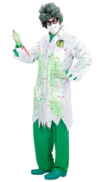Zombie Doctor Emerald kostume | Party.dk