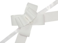 Preview: 10 self-gathering bows white 5cm