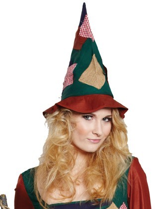 Witch hat with patches