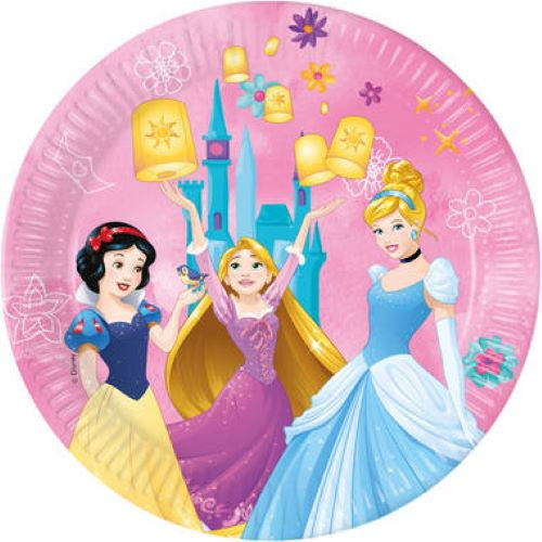 8 World of Princesses FSC paper plates