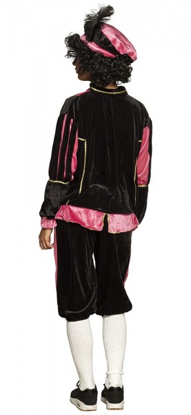 Schwarzer Piet unisex Kostüm pink