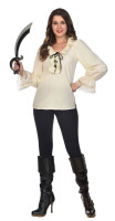 Vista previa: Blusa pirata clásica para mujer.