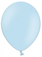 Preview: 50 party star balloons pastel blue 30cm
