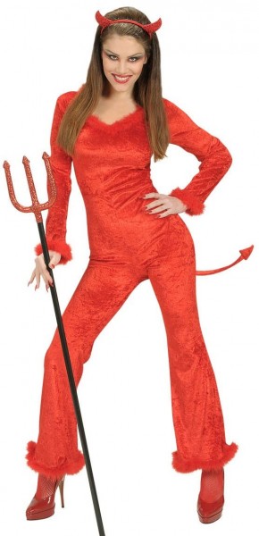 Feuerroter Teufel Kostüm Damen