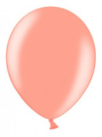 100 Partystar metallic Ballons roségold 23cm