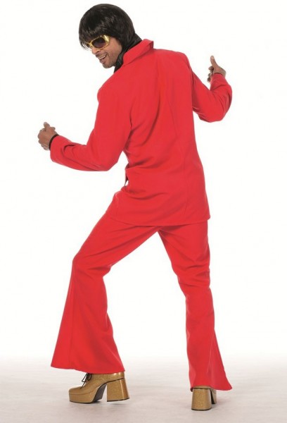 Roter 70er Jahre Disco Anzug