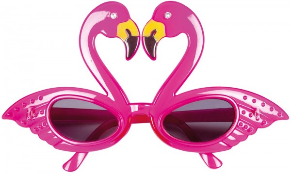 Okulary Flamingo Kiss różowe 2