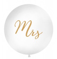 Vorschau: Mrs XL Ballon gold 1m