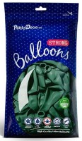 Vorschau: 100 Partystar metallic Ballons tannengrün 23cm
