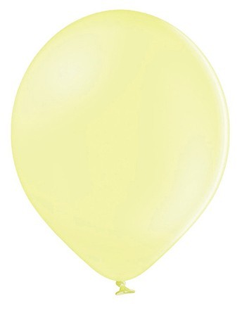 100 feststjerner balloner pastellgul 23cm