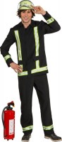 Oversigt: Brandmand uniform mænds kostume