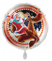 Happy Santa Christmas Folienballon 71cm