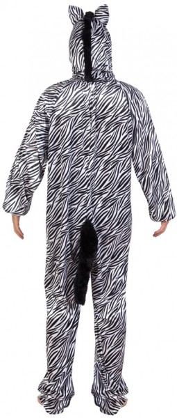 Zebra plys jumpsuit til mænd 2