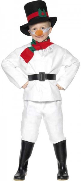 Little snowman child costume 6 pieces