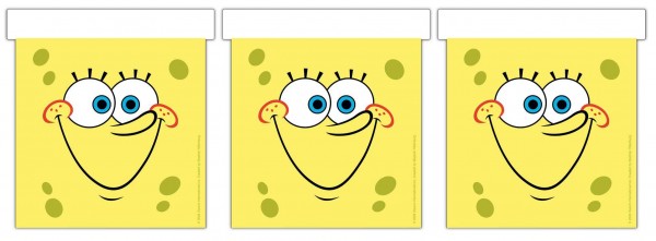 SpongeBob Ready To Party wimpel ketting 300cm
