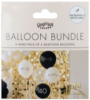 Oversigt: 5 elegante 40 års fødselsdagsballoner