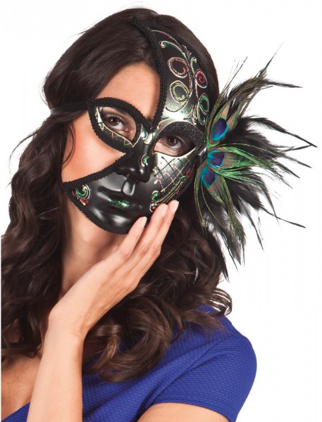Venezianische Pfauen Maske