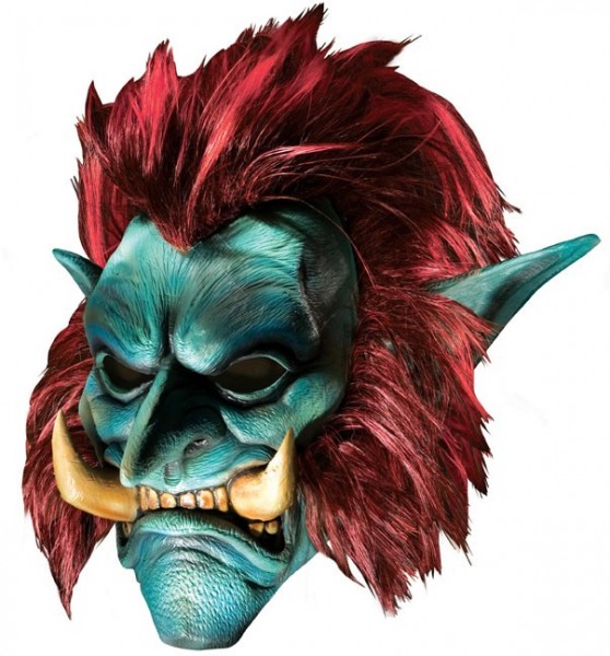 Masque en latex World of Warcraft Troll Deluxe