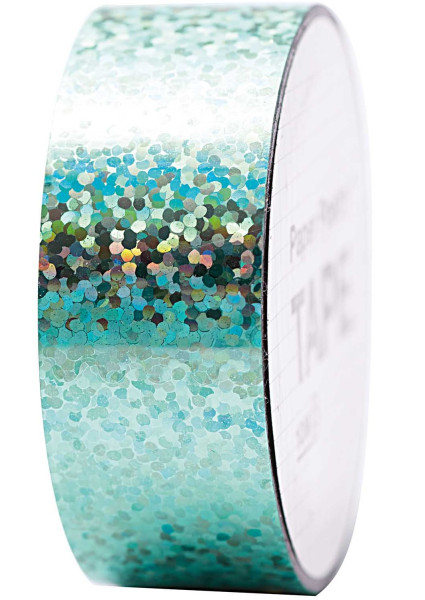 Holographic Washi Tape turquoise 10m