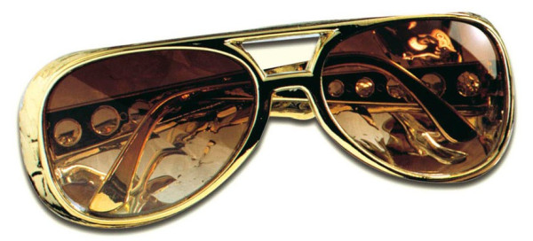 Goldene 50er Jahre Sonnenbrille 3