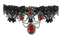 Vorschau: Gothic Rubina Halskette