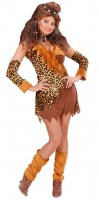 Förhandsgranskning: Stone Age Leopard Lady Costume Deluxe