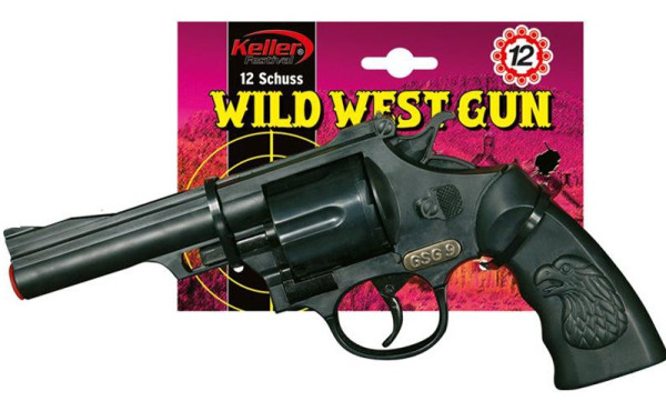 Pistolet en plastique Wild Western 12 coups