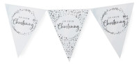 Your baptism pennant chain silver-white 3.7m