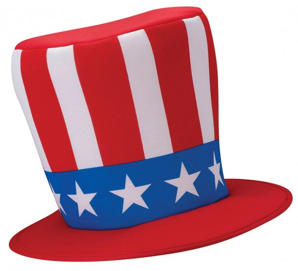 Chapeau haut de forme American Uncle Sam