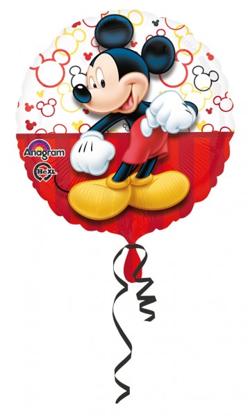 Portrait de Mickey Mouse ballon aluminium