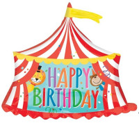Palloncino foil gigante Circo Happy Birthday 71cm