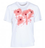 Preview: Blood-smeared T-shirt with bullet holes
