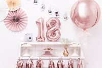Orbz ballong party lover roséguld 40cm