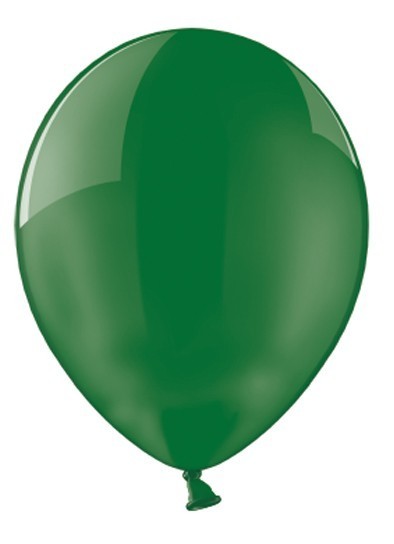100 palloncini verde cristallo 13cm