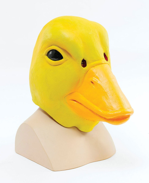 Maska na całą głowę Julius żółta kaczka