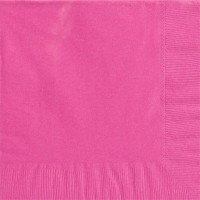 50 einfarbige Servietten Pink 40cm