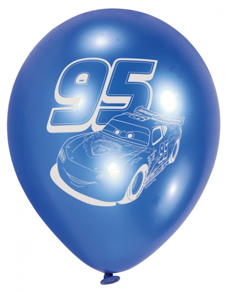6 Cars Lightning McQueen Luftballons 23 cm 2