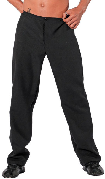 Klasyczne spodnie męskie w kolorze czarnym