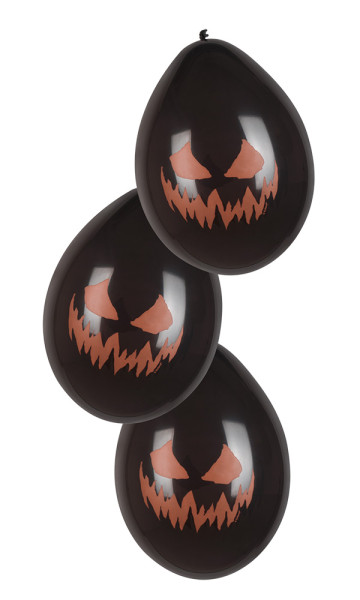 6 palloncini con zucca infernale 25 cm