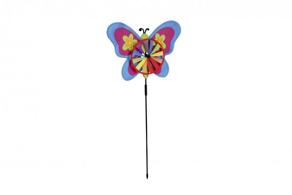 Windmill decoration with butterfly 75cm