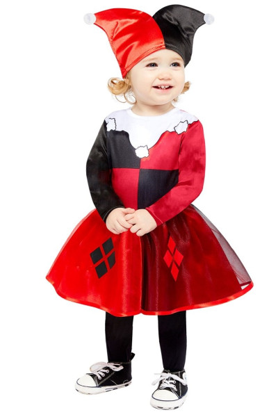 Mini harlequin child costume