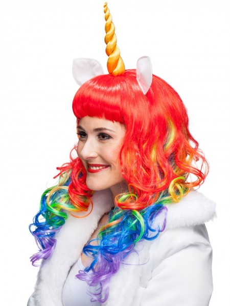 Colorful unicorn wig 2